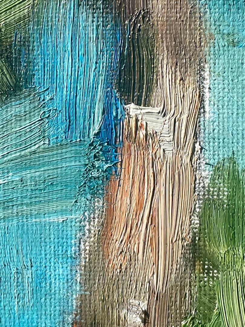 【絵画】風景画 原画「富士山の見える風景」