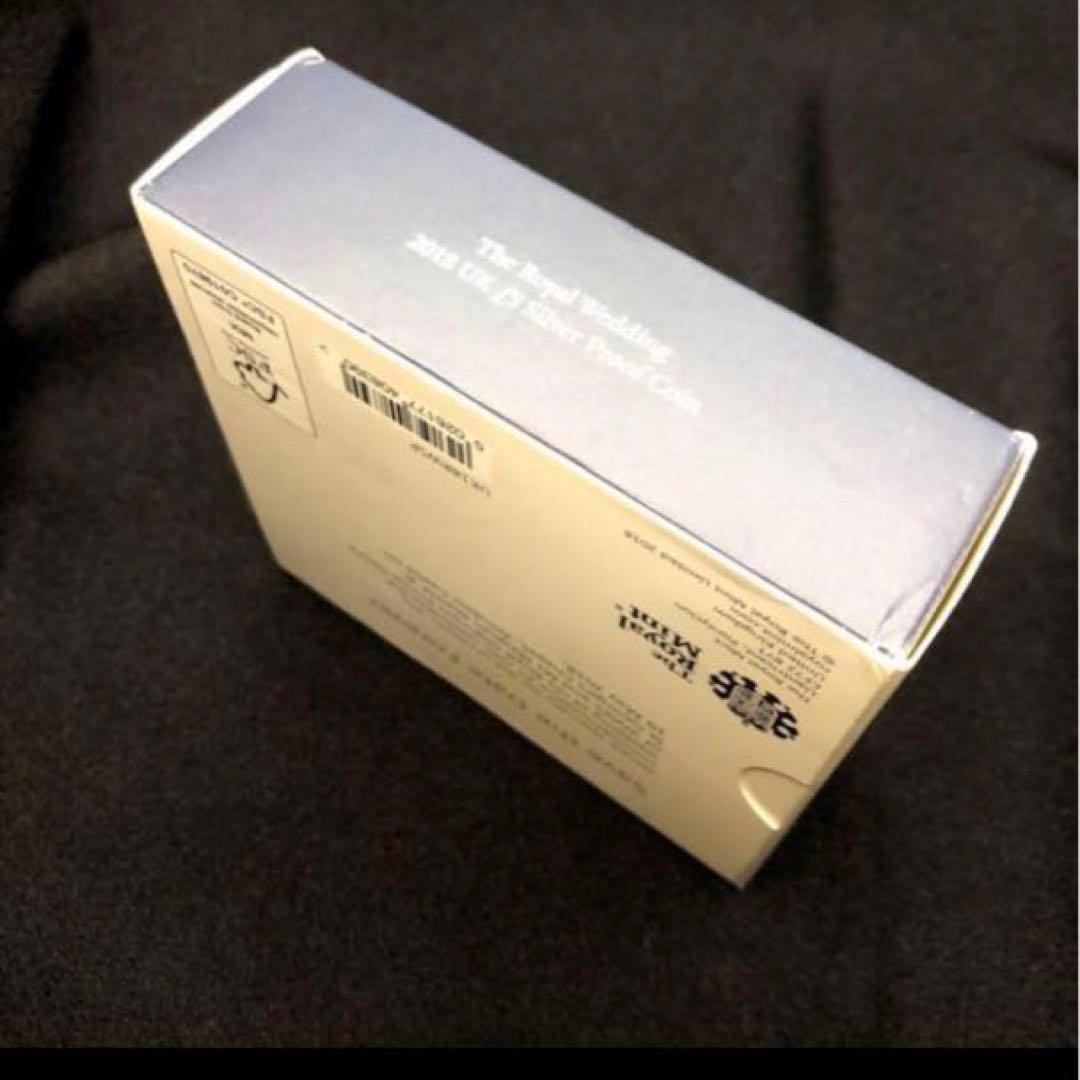 2018年　英国　ヘンリー王子　御成婚記念　5ポンド　プルーフ　銀貨　イギリス