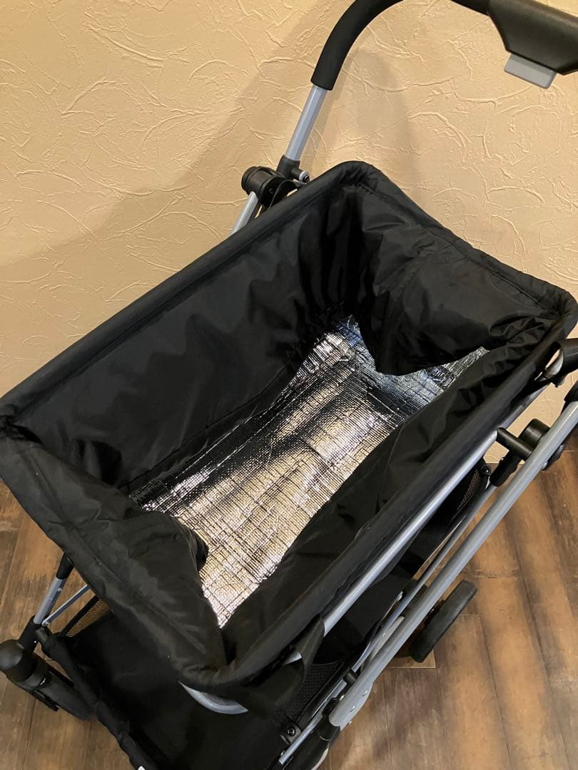 【EcoCa エコカ】保冷バック付きショッピングカート 美品