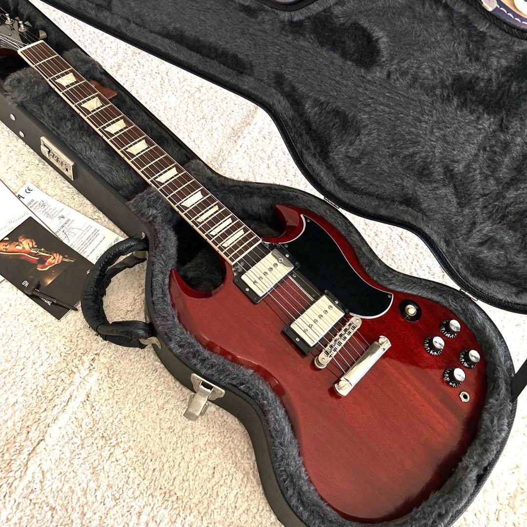 わ*る様 Gibson SG 61 チェリーレッド ハードケース付き