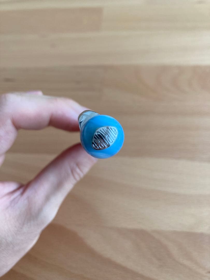 AURORA ライトブルーボールペン 専用ケース付き