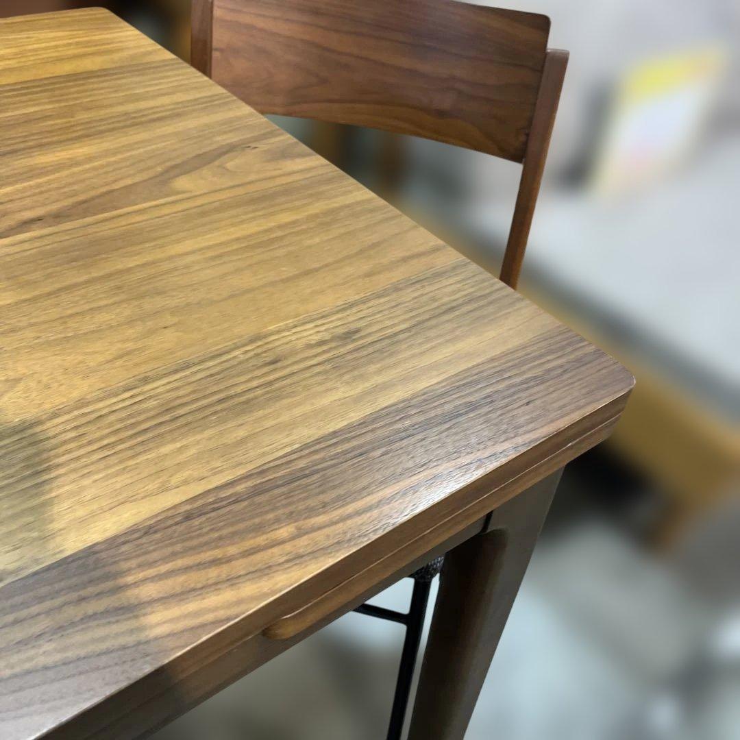 【unico】◇TRITOシリーズ◆ダイニングセット◇拡張天板◆