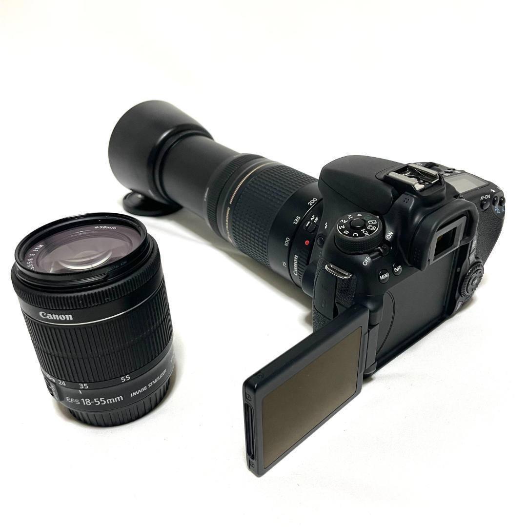 初心者セット❣️ Canon EOS 70D 超望遠Wレンズキット すぐ使える✨