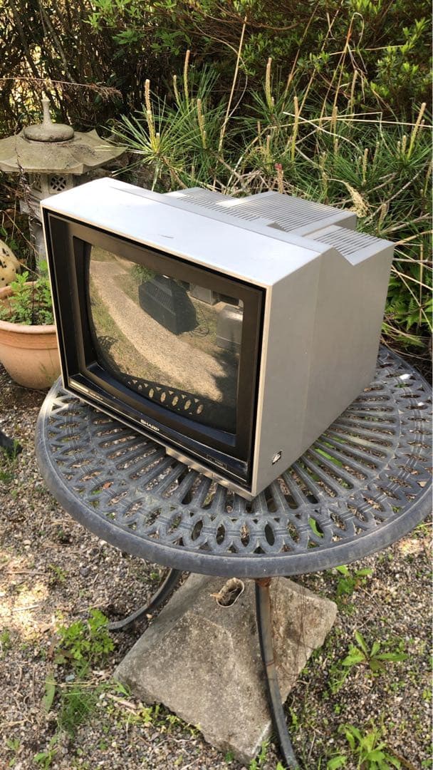 ブラウン管テレビ 14M-￼141C コード修理￼ 昭和￼59年製SHARP