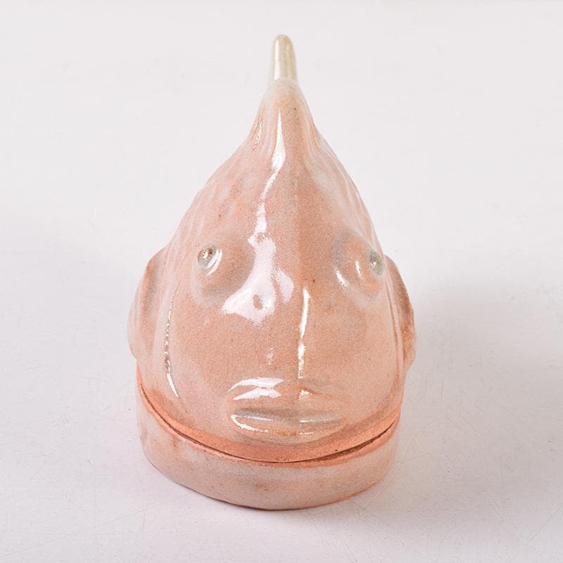 茶道具　鯛　香合　在銘　共箱　V　7480