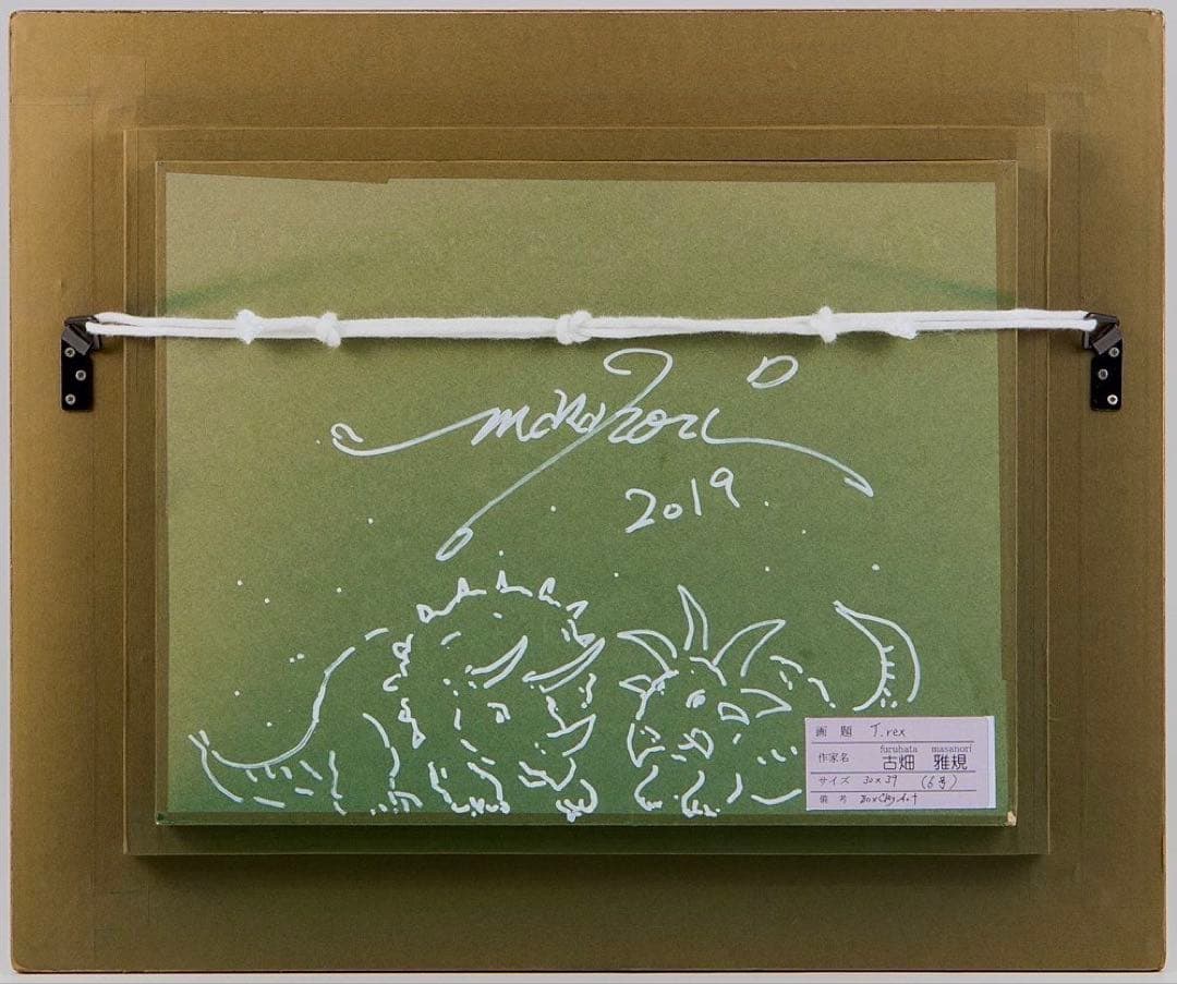 『T.rex』 クレイアート　絵画　恐竜　フィギュア　3D アート