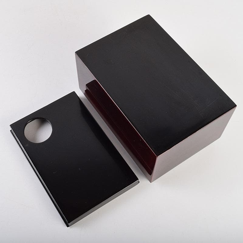 茶道具　春慶塗　利休茶箱　茶碗　振出など　九点　一式　仕覆付　M　R9344