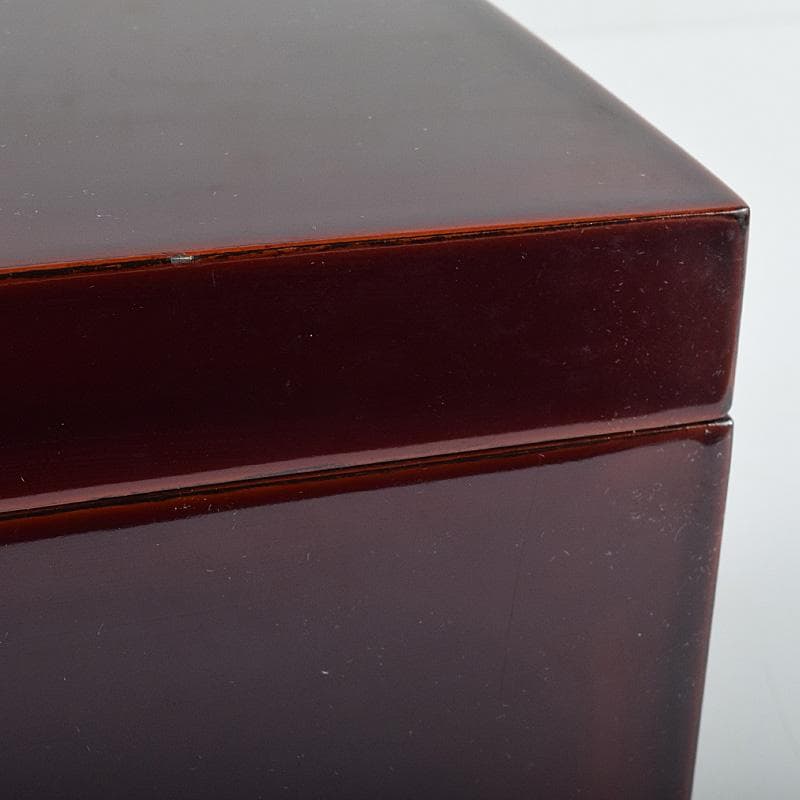 茶道具　春慶塗　利休茶箱　茶碗　振出など　九点　一式　仕覆付　M　R9344