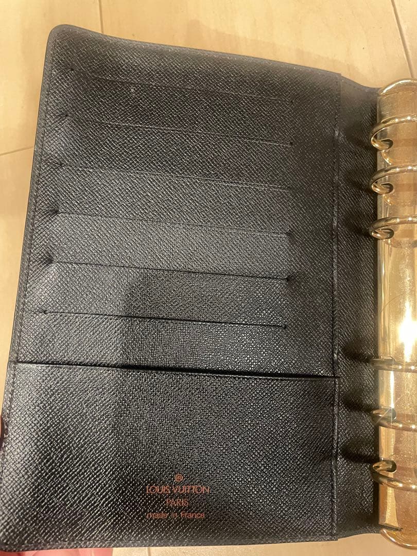 ⚠️ゆなルイヴィトン　アジェンダMM　エピ　ノワール　黒　手帳カバー
