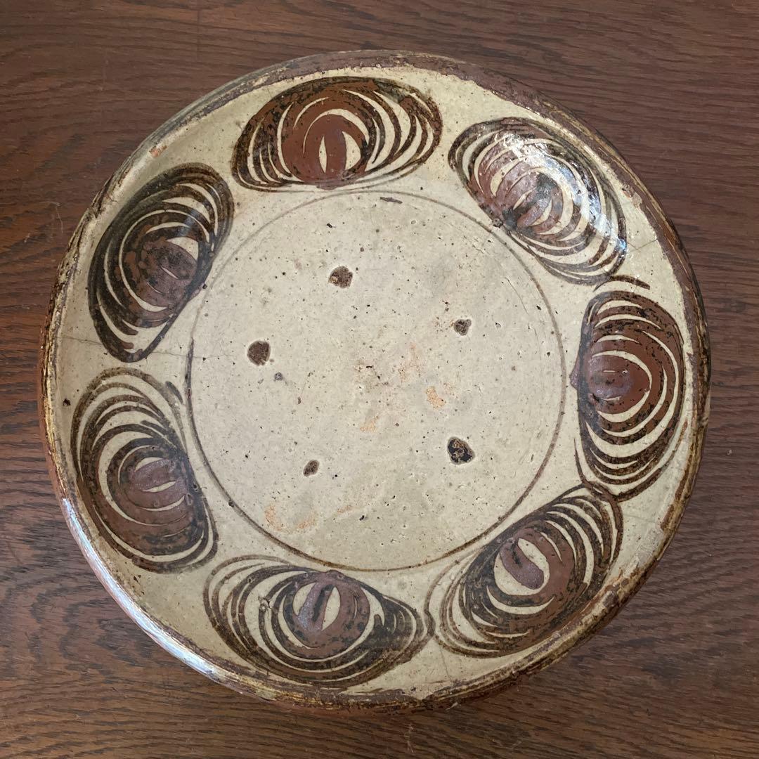 瀬戸　馬の目皿　大皿