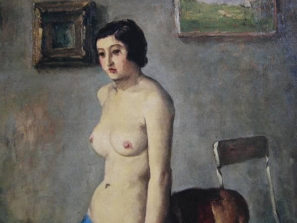 鬼頭　鍋三郎、裸婦、希少な画集より、新品高級額装付、版上サイン入り