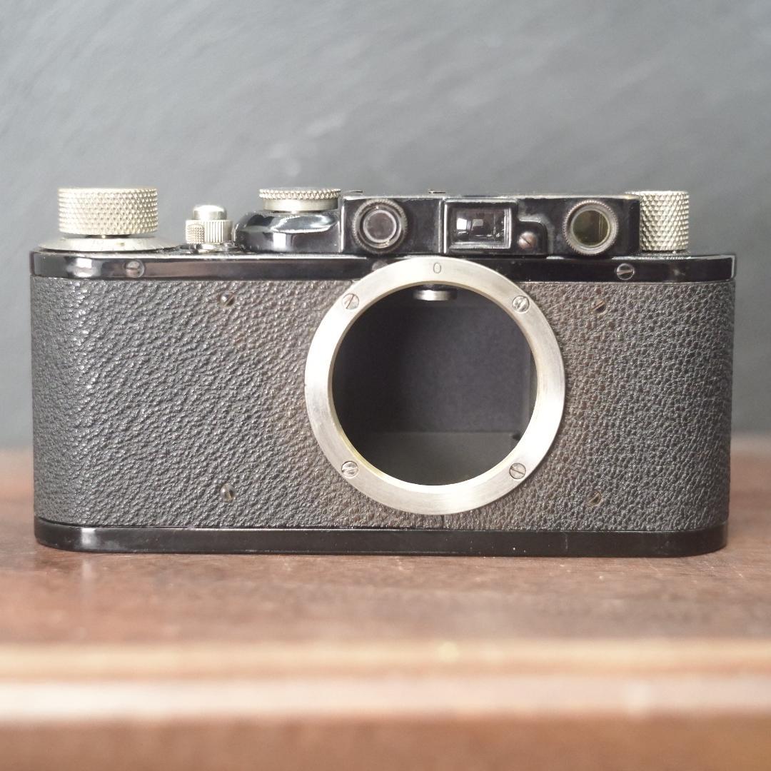 【良品】OH・シャッター幕交換済バルナックライカ DⅡ純正ブラック レンズセット