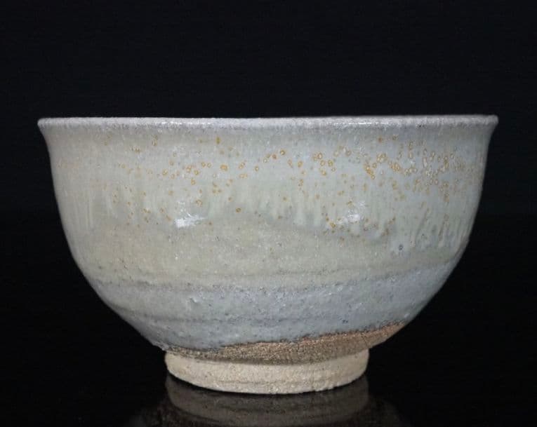 あ*な様 【本物保証　唐津の名匠】西岡小十　斑唐津茶碗　茶道具　共箱　栞　無傷