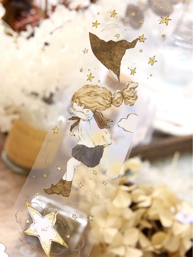 ⭐️SALE⭐️ 小白家文創《双面小魔女》海外マスキングテープ　マステ 【1679】