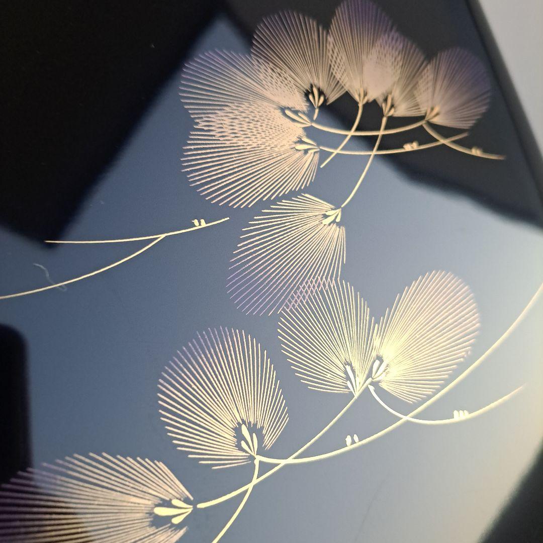 【会津漆器　6,5寸\"3段重箱】天然木製　寿松葉蒔絵　未使用品