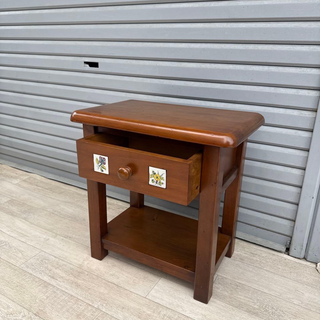 専用　スペイン製　タイル張り　サイドチェスト　アクタス　バレンシア　コンソール