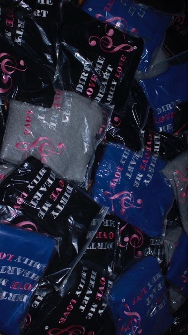 DIRTY A HEART グレーパーカーM