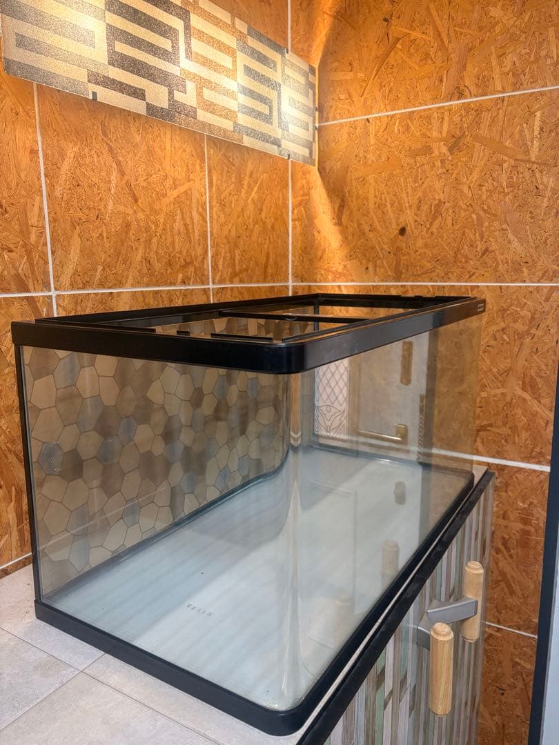 ニッソーnisso曲げガラス90cm水槽 手渡し希望です