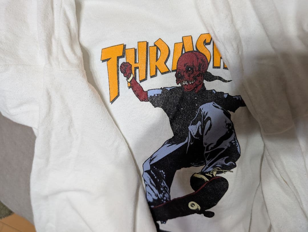 【Revira】THRASHER PUSHEAD スラッシャー ロンT