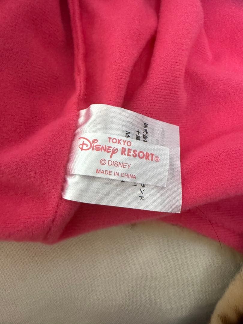 ミニーマウス ヒョウ柄 フリースキャップ