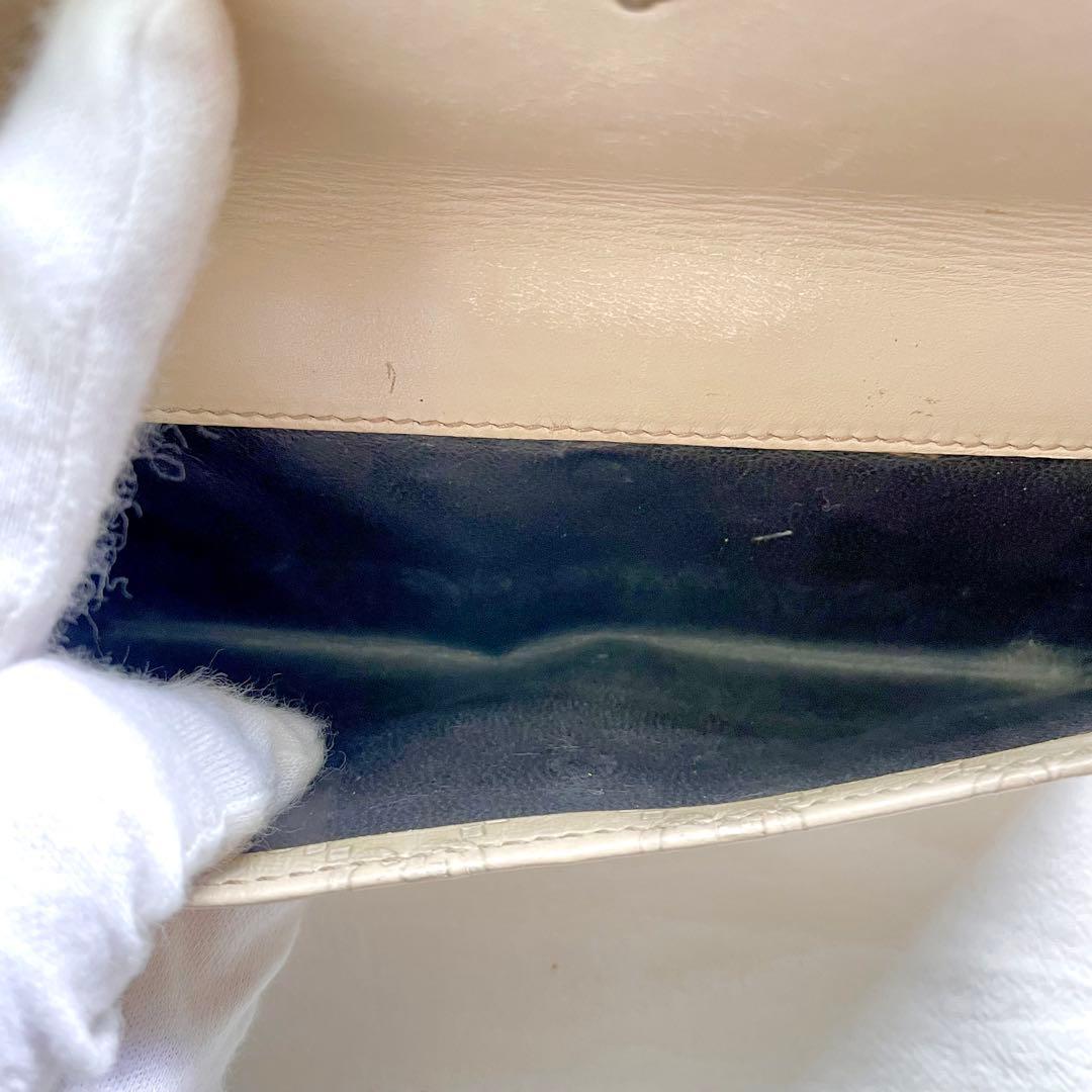 GUCCI グッチGG シマレザー　長財布　2つ折り財布 1220-⑧