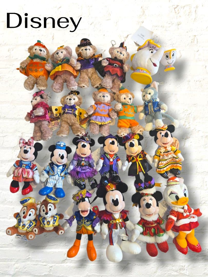 《２１点まとめ売り》ディズニー ぬいぐるみバッジ ぬいば ミッキー ミニー