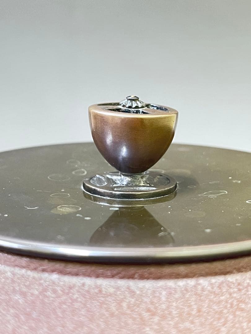 E495 筒釜　釜師　菊池正直　鵬雲斎好　桐地　茶釜　茶道具　茶器