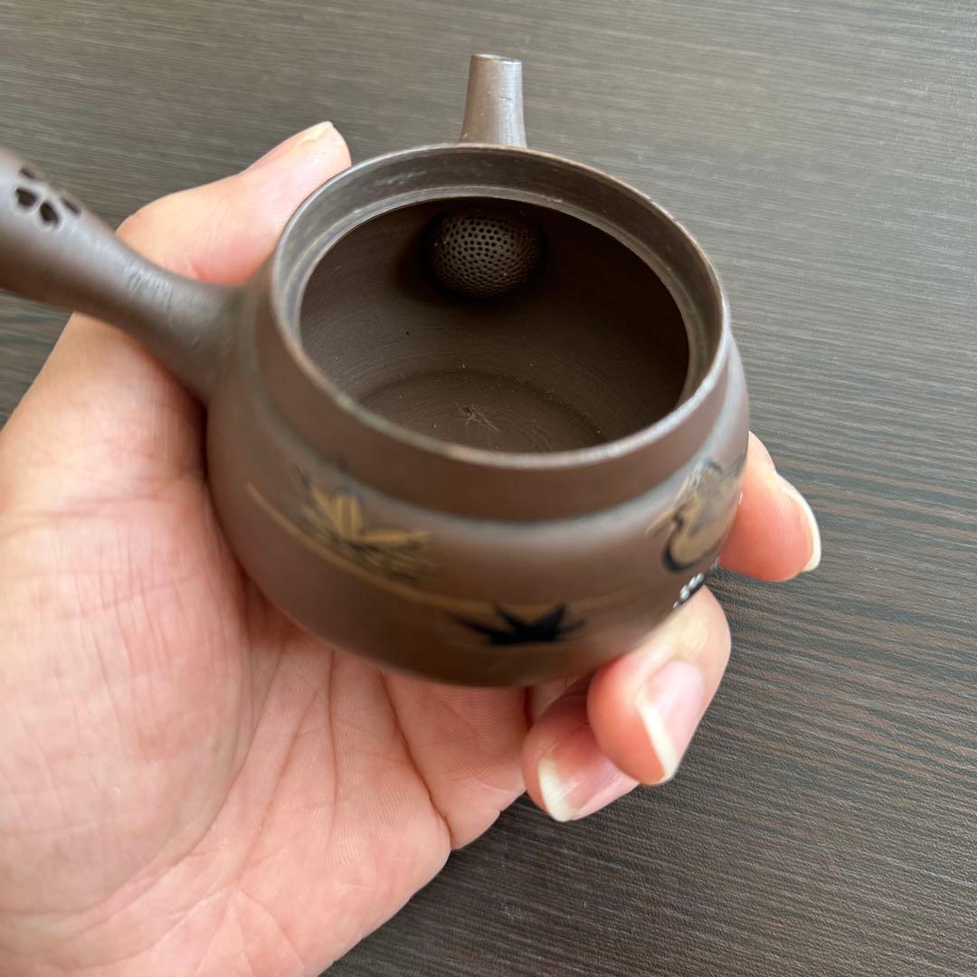 急須　ミニ急須　萬古焼　時代物