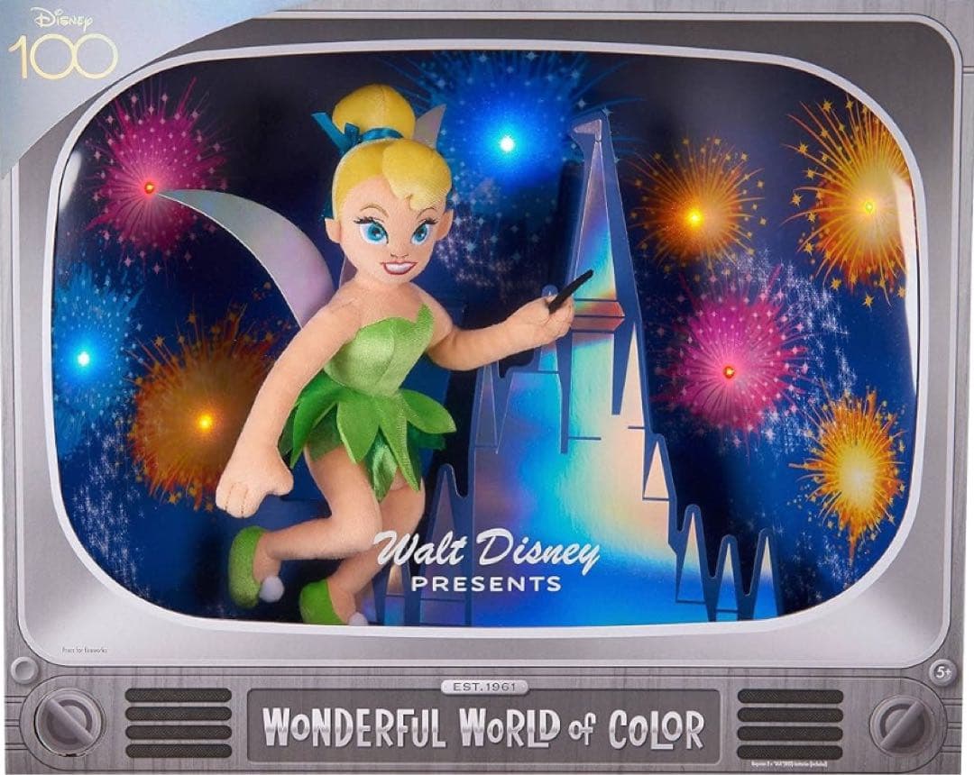 ティンカー・ベル ディズニー100周年 ぬいぐるみ