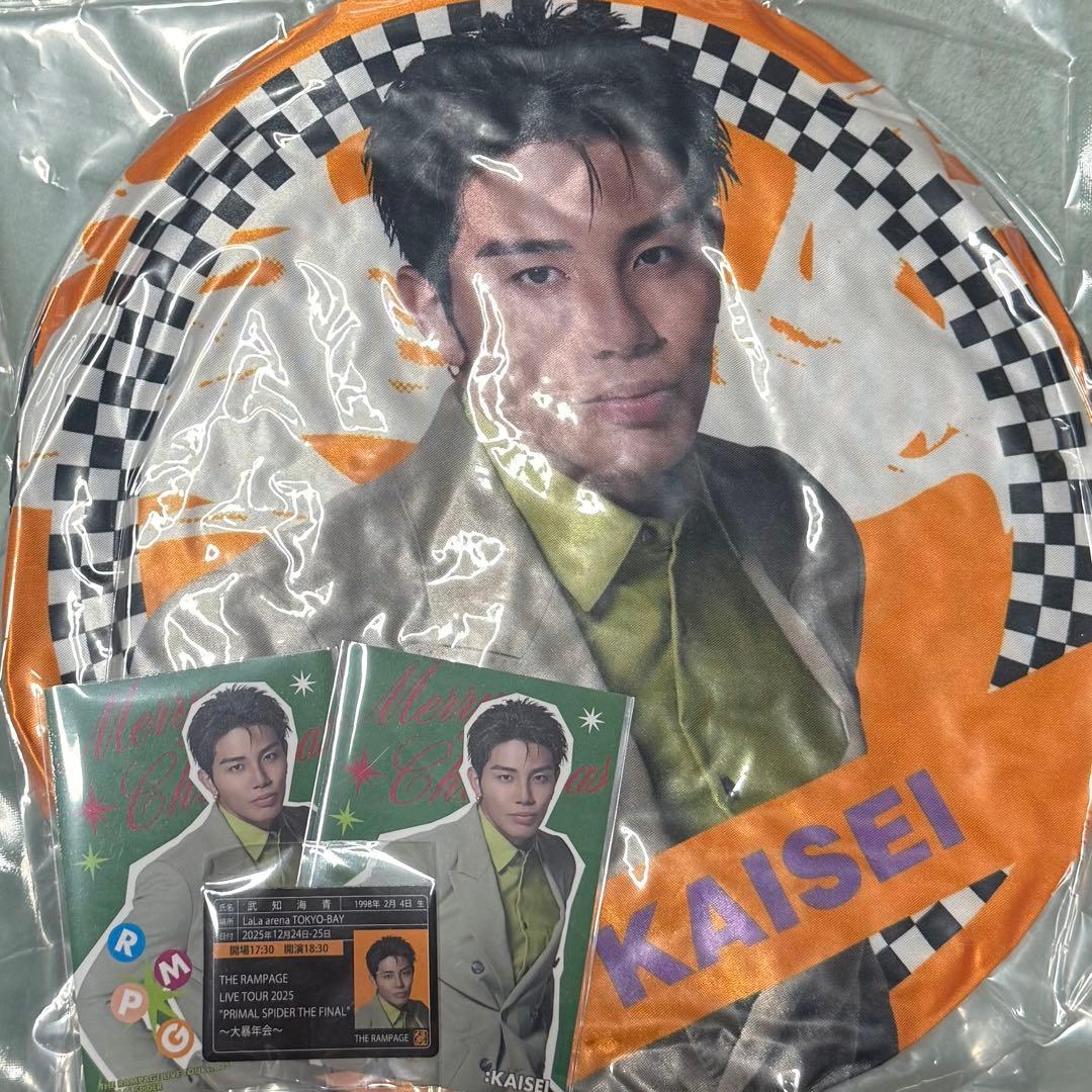 THE RAMPAGE 大暴年会 武知海青　クッション　ステッカー