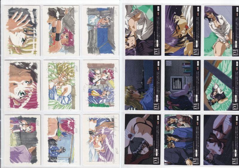 EVE　burst errorイヴ・バーストエラー　トレーディングカード２コンプ