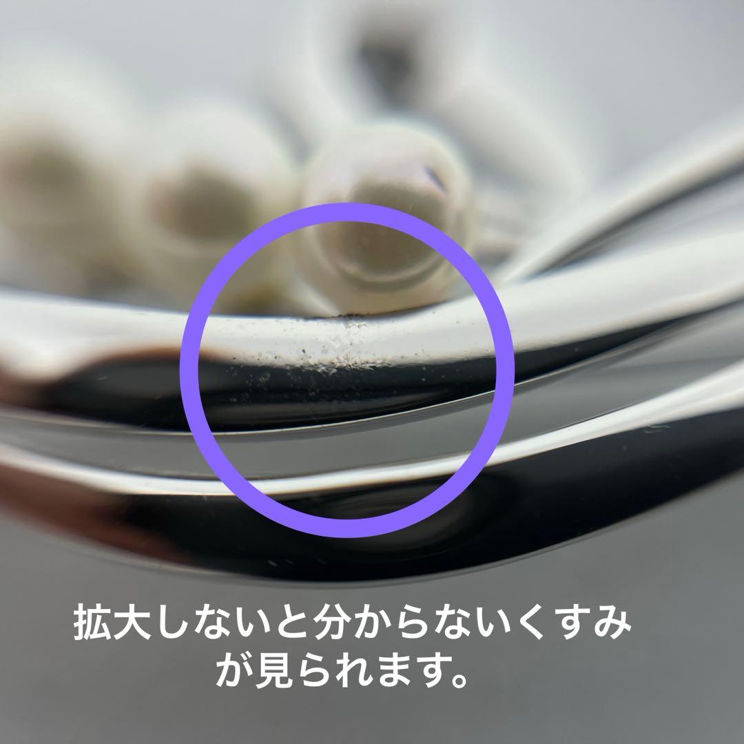 美品 ミキモト ブローチ パール 3粒 皇室御用達　コサージュ　シルバー　リース