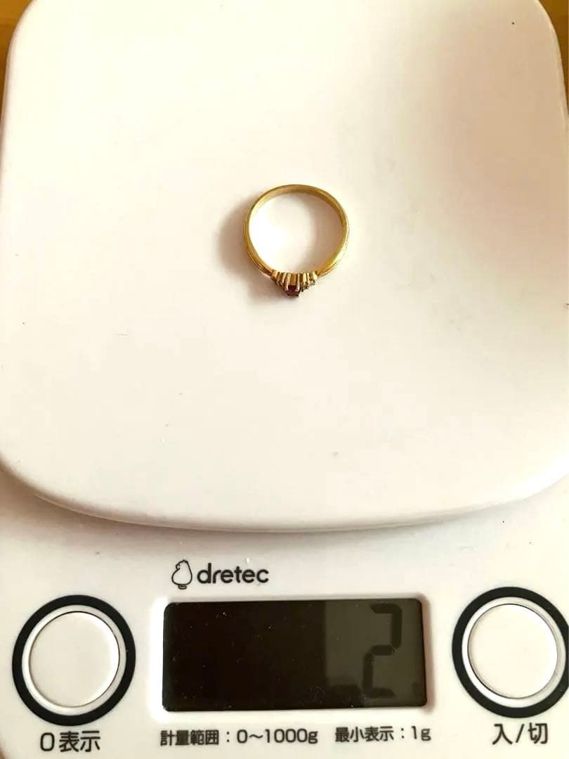 【新春限定✨お値打ち価格✨】18金　18Ｋゴールド　ルビー ダイアモンド♪13号