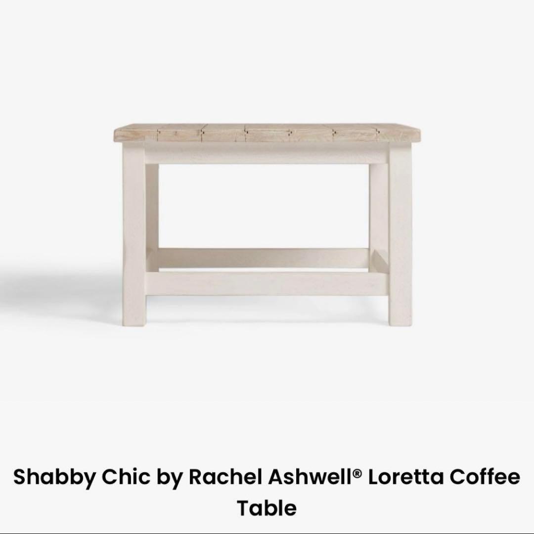 サイドテーブル・ナイトテーブル・ローテーブル Rachel Ashwell Loretta Coffee Table