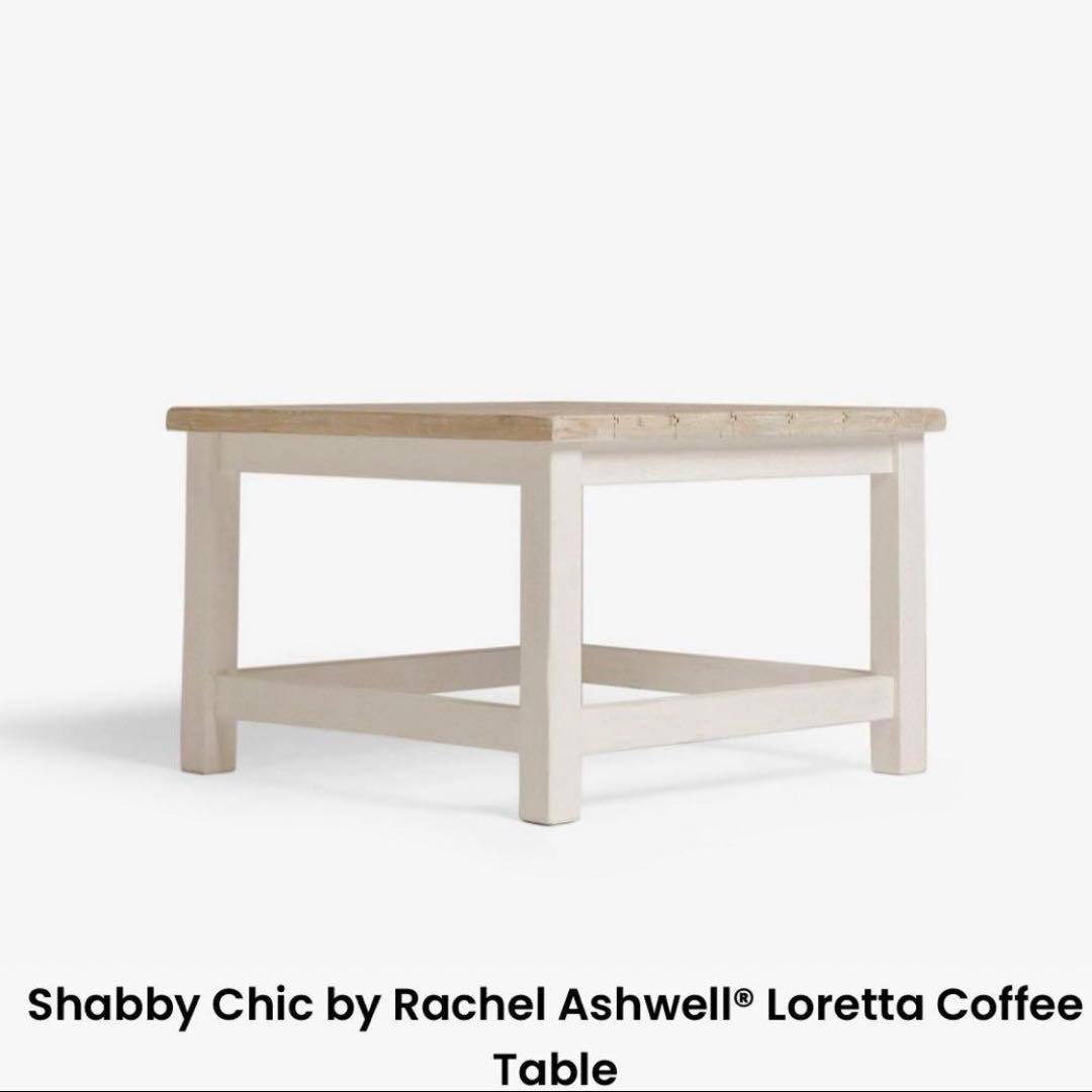 サイドテーブル・ナイトテーブル・ローテーブル Rachel Ashwell Loretta Coffee Table