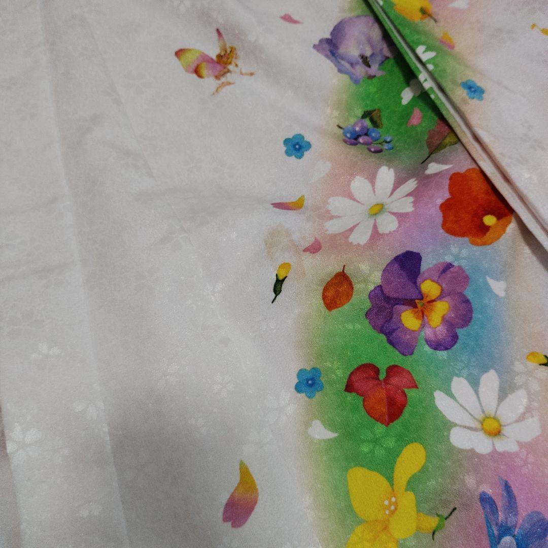 七五三 7歳 永田萌 Moe ブランド 着物 作り帯 バッグ 草履 小物セット