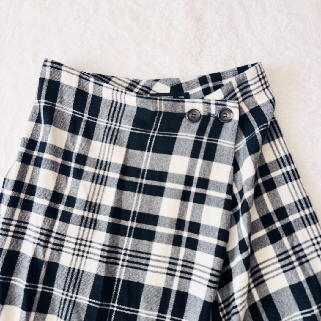 美品✨ ヨウジヤマモト 変形 サルエルパンツ ワイド チェック ラメ 2 ウール