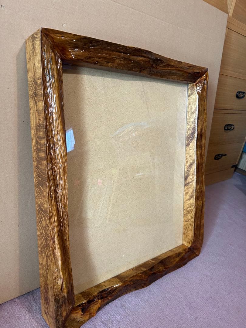 木製額縁 自然な木目仕上げ