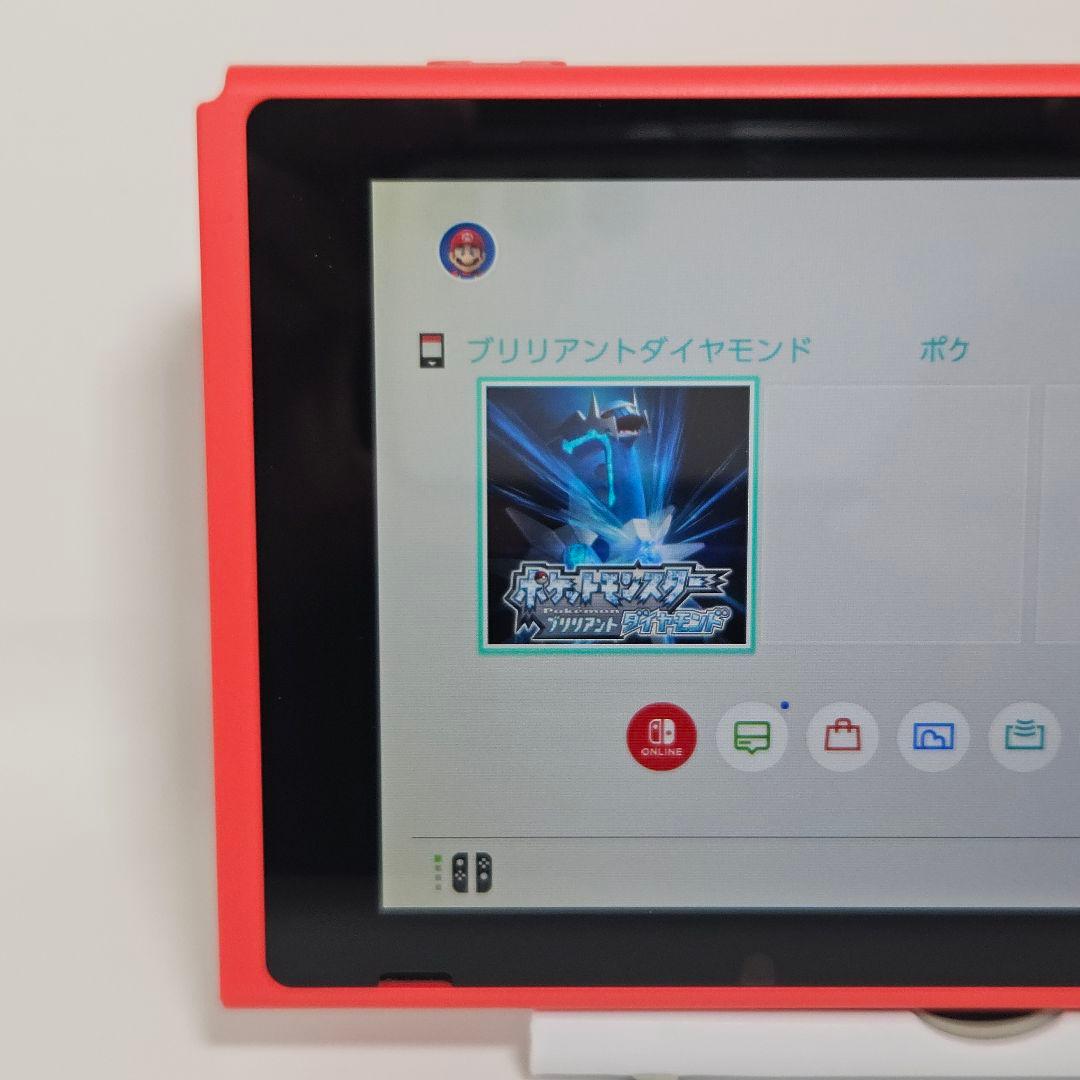 極美品 動作品 マリオレッド×ブルー スイッチ HAC-001(-01) 本体