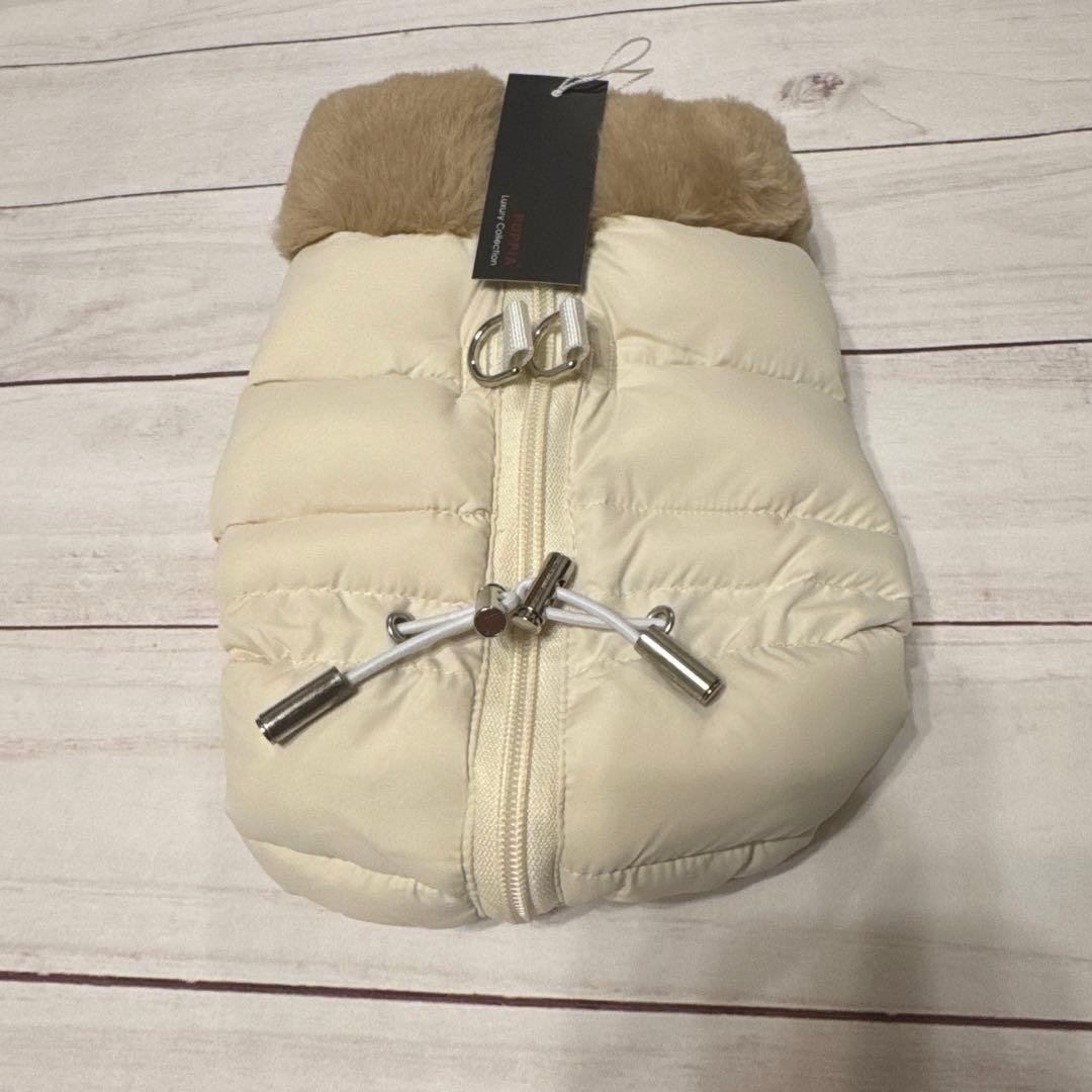 新品 未使用PUPPIA インテグレーテッドハーネス ぽかぽかコートマシュマロ