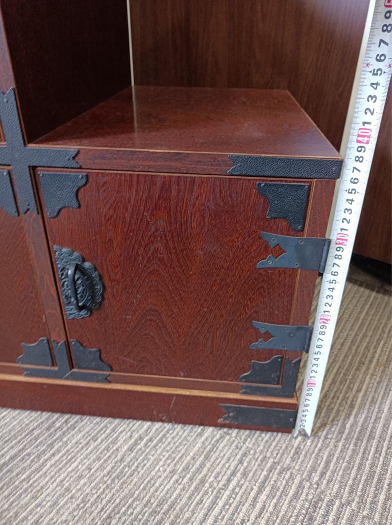 【オスカー】[八5427] 民芸調　階段箪笥　右下がり