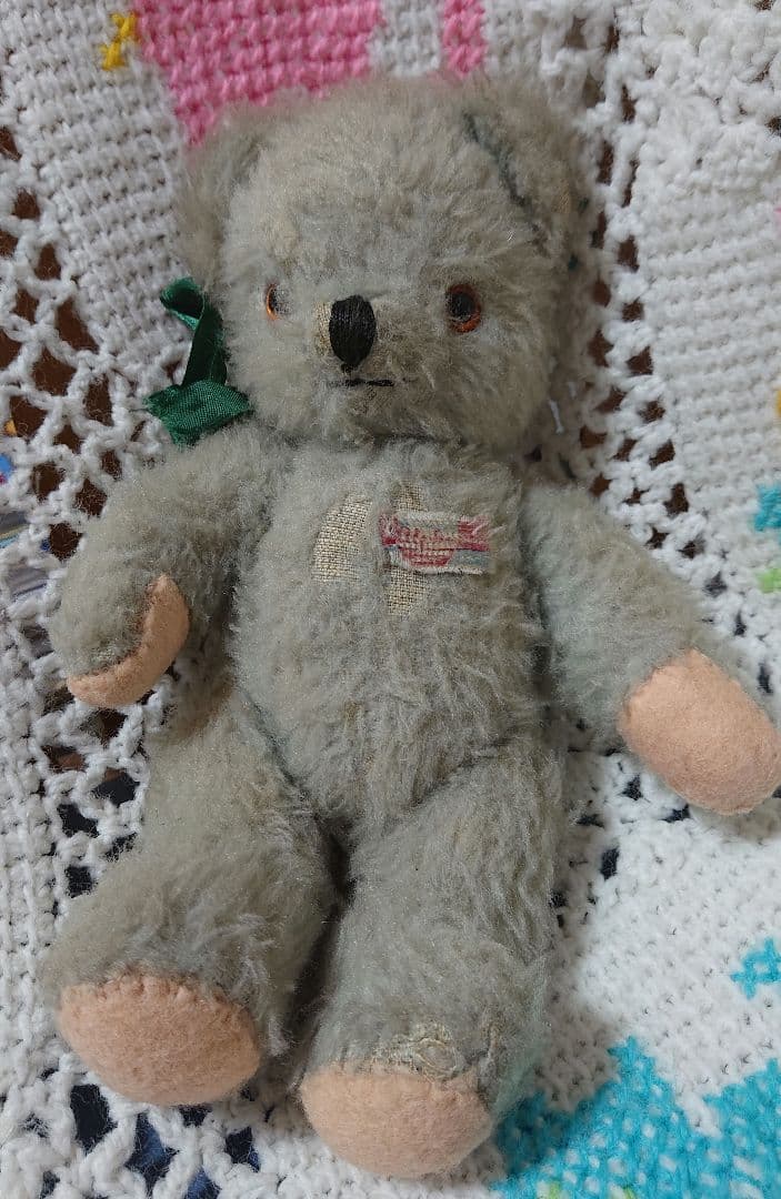 ファーネル ブルー テディベア ビンテージ