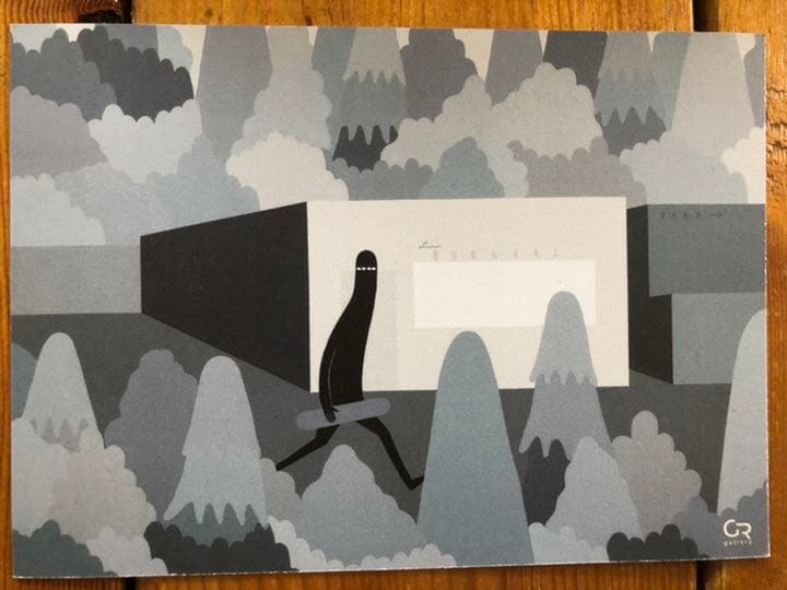 Ly Painter リィ NY個展限定ノベルティ　両面ポストカード　非売品