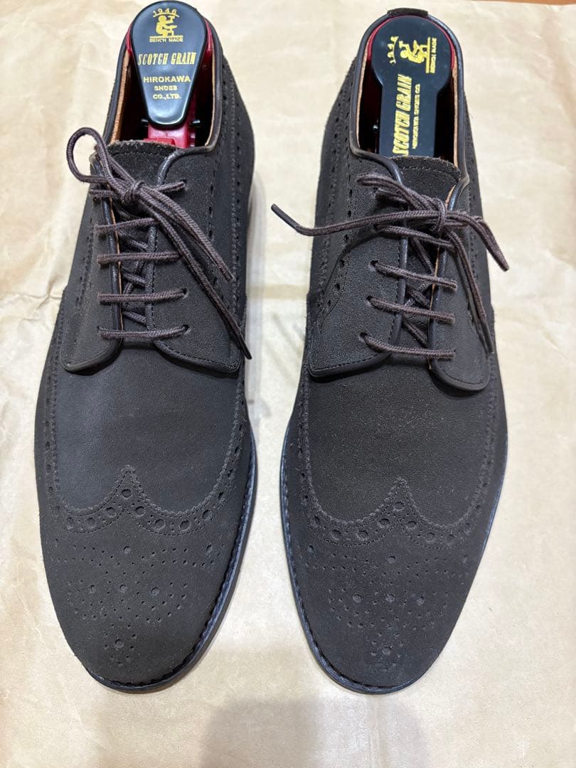 HIROKAWA SHOES SCOTCH GRAIN スエードシューズ