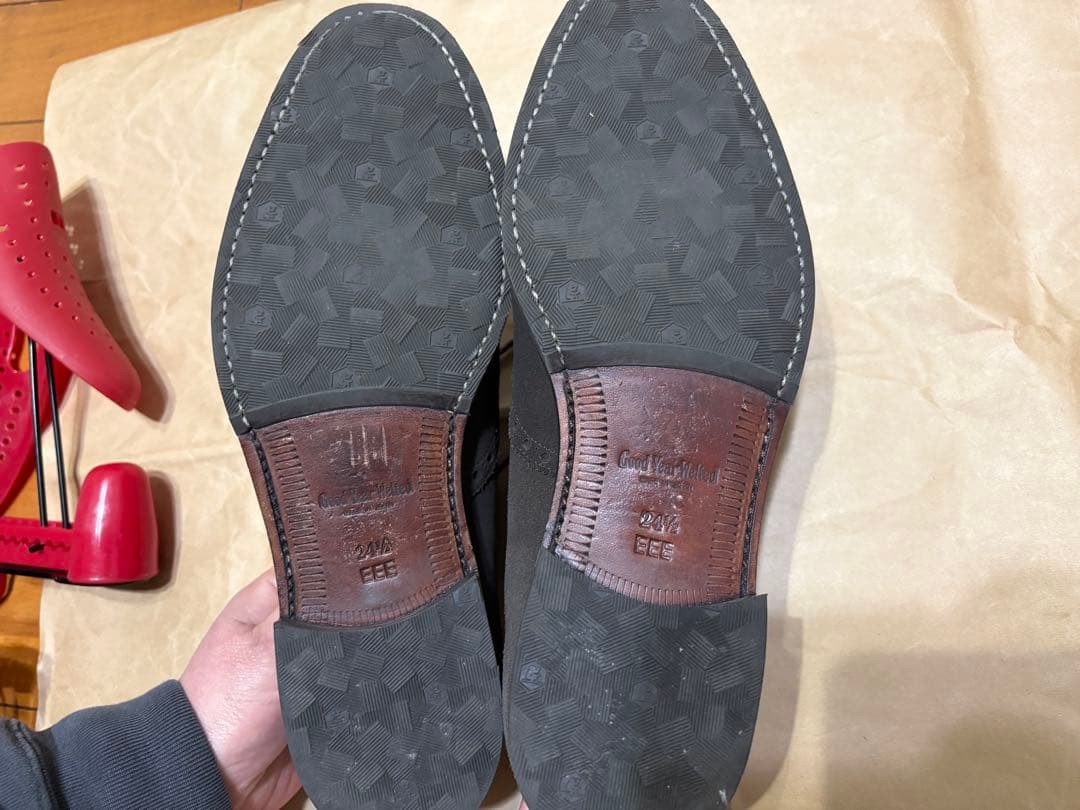 HIROKAWA SHOES SCOTCH GRAIN スエードシューズ