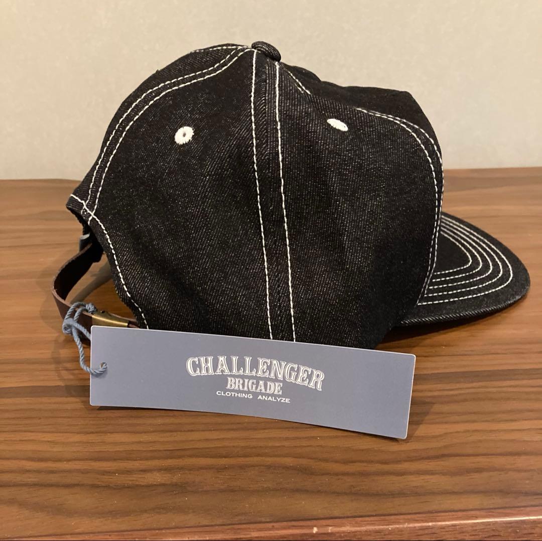 challenger デニム　ロゴ　キャップ