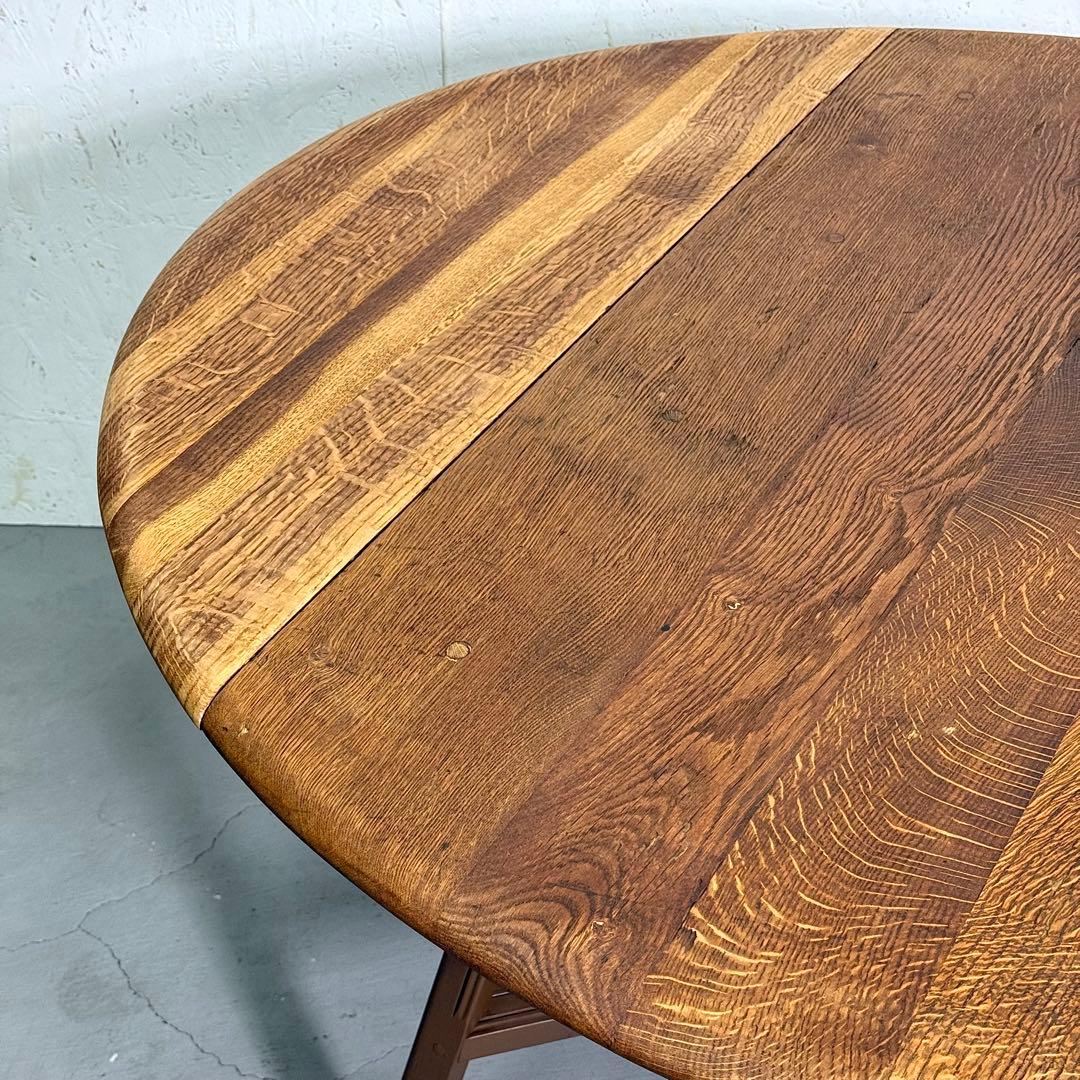 ERCOL(アーコール) /ラウンド　ドロップリーフテーブル (2)