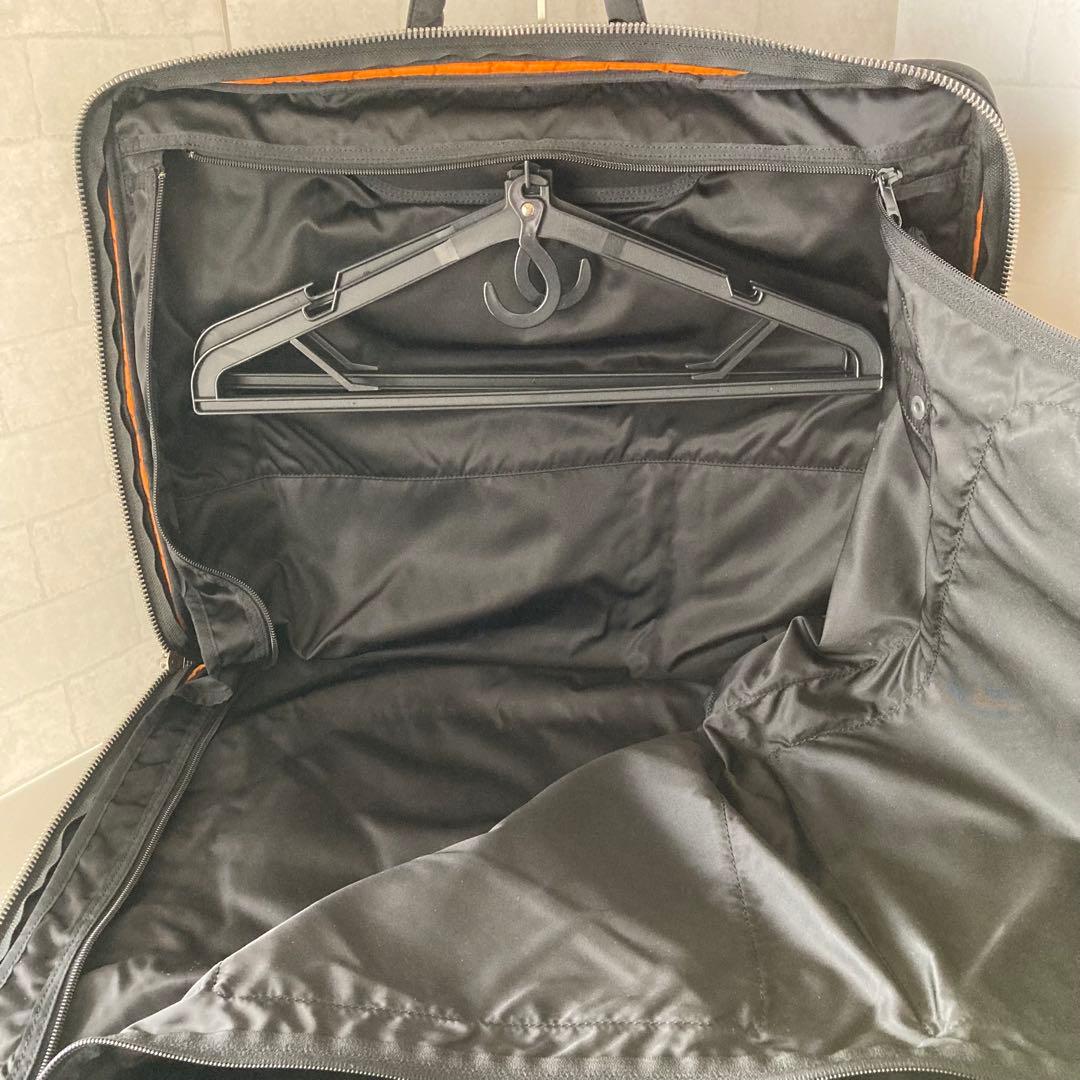 未使用級 完売品 ポーター タンカー 2way ガーメントバッグ ブラック