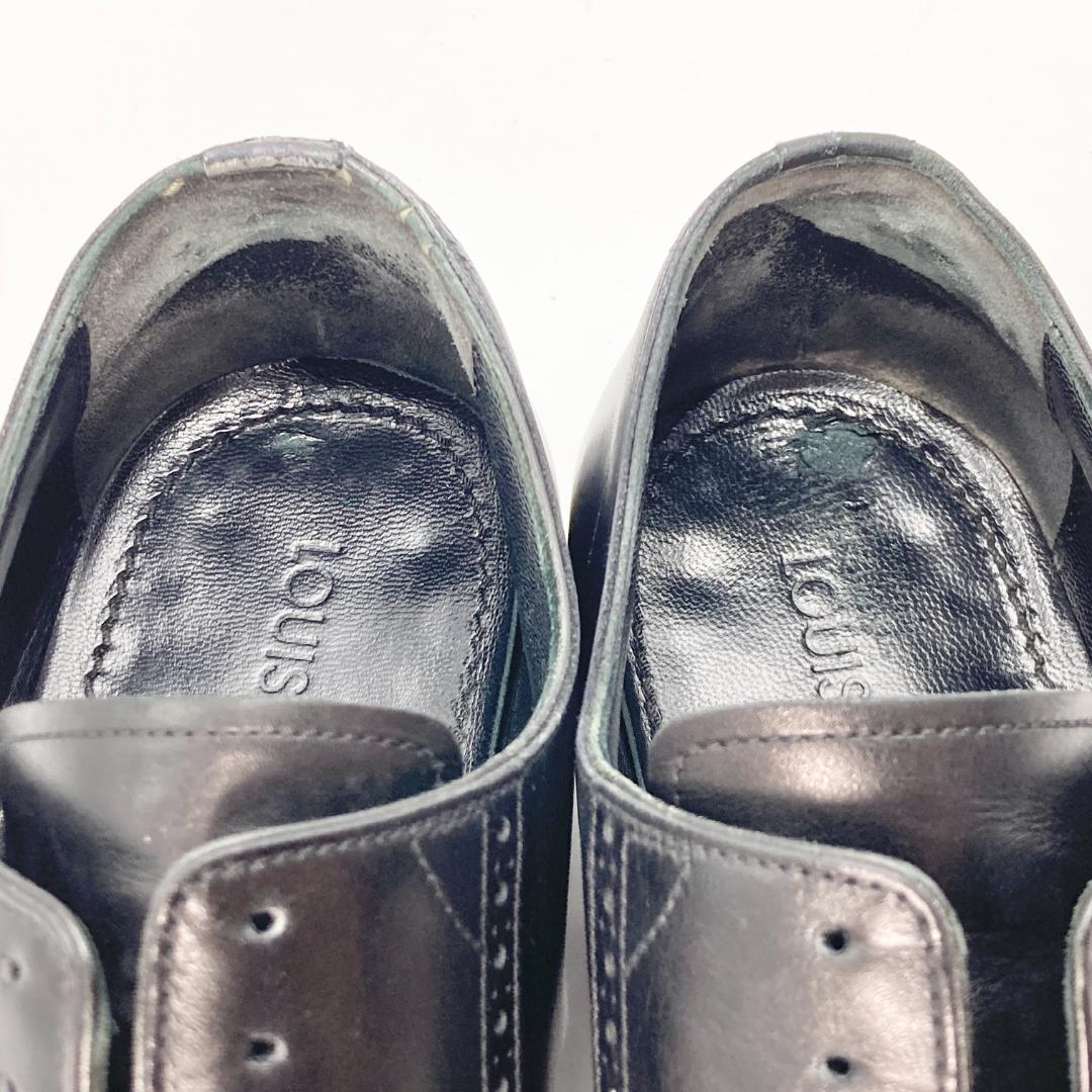 レア　ルイヴィトン　７　ウィングチップ　ドレスシューズ　ブラック　26cm相当