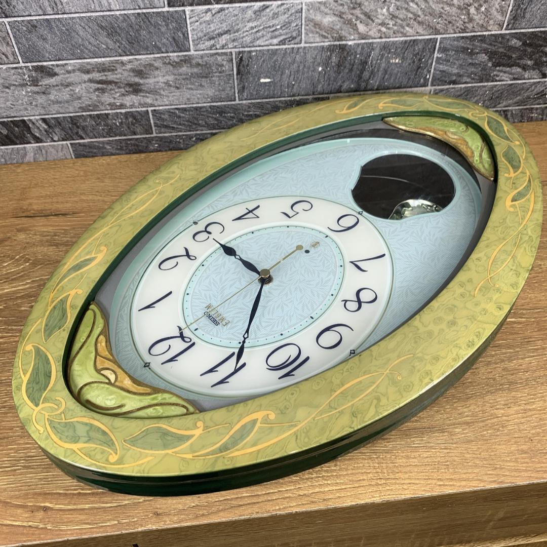 ハイパーマックス　高級時計　セイコー エンブレム　メロディ電波掛け時計